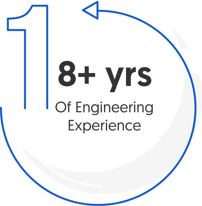 8+ years of engineering experience