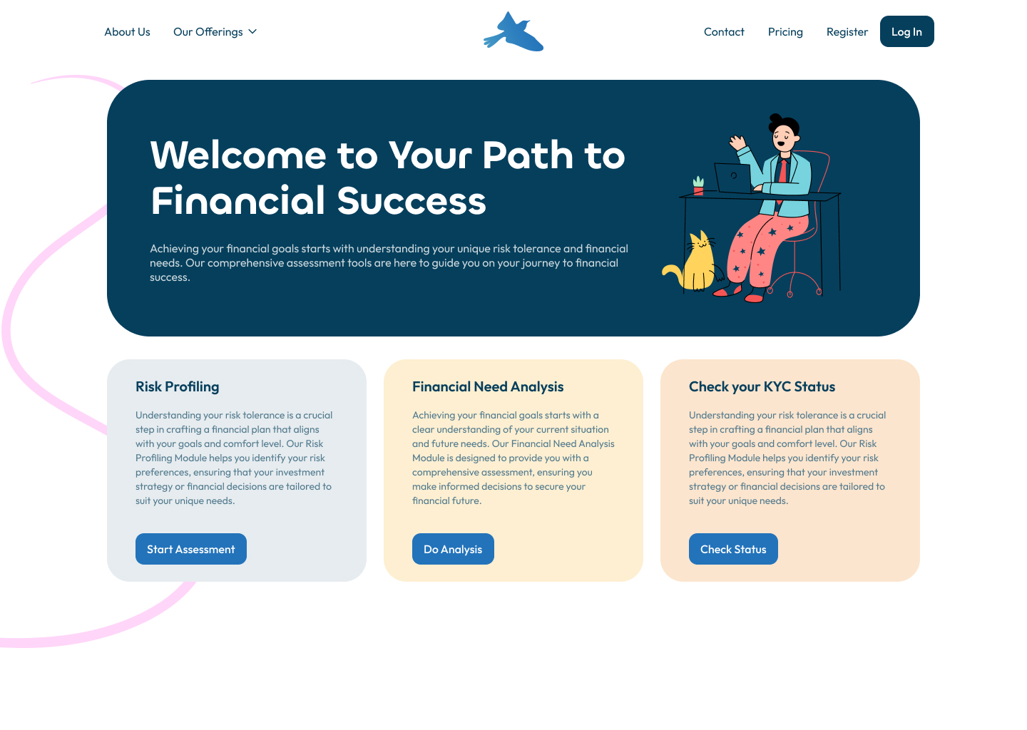 Independent — landing page