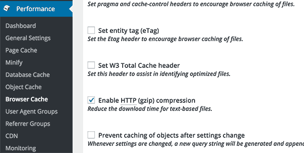 gzip compression