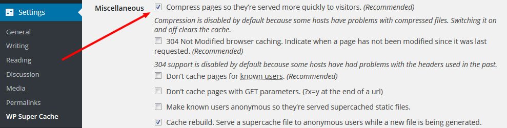 gzip compression