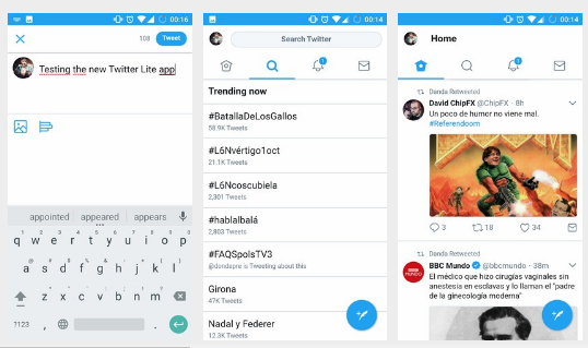 progressive web apps twitter lite